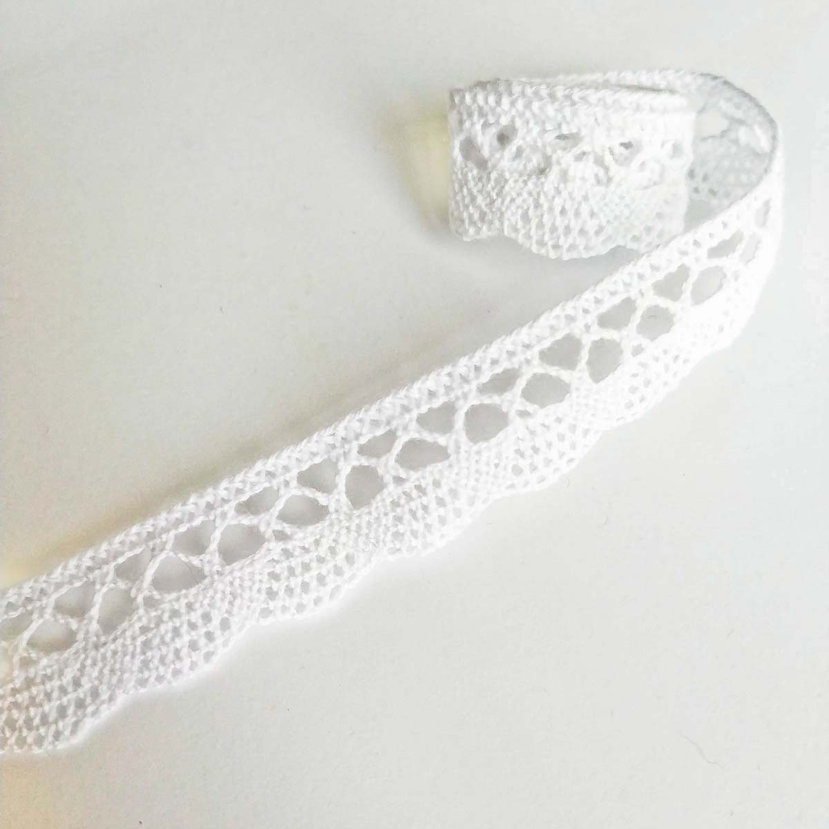 75428-000 Мереживо 75428 000, біле - Зображення 1