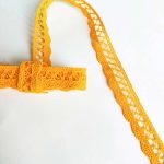 Мереживо 75428 071, темно-жовте