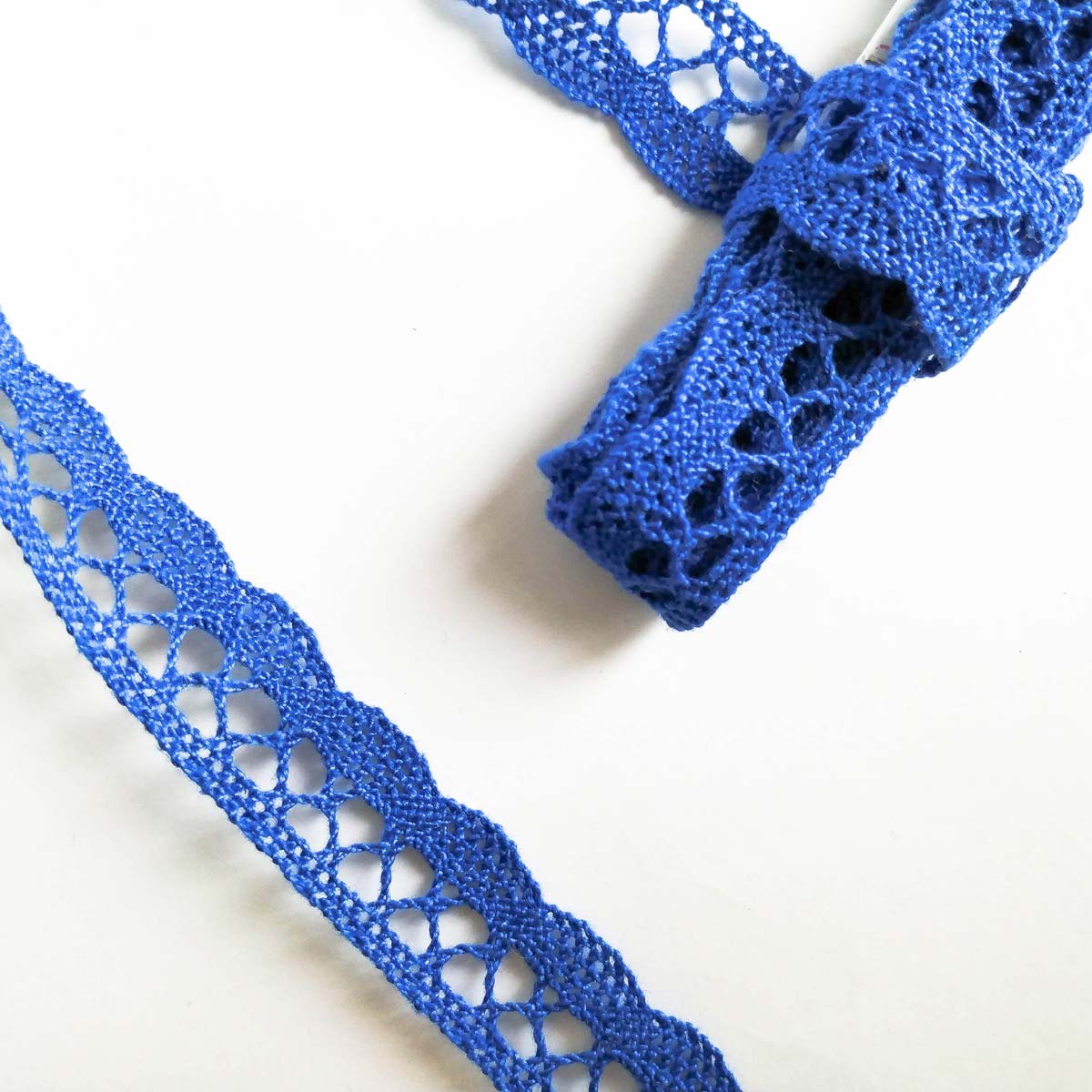 75428-344-1 Мереживо 75428 344, яскраво синє - Зображення 1