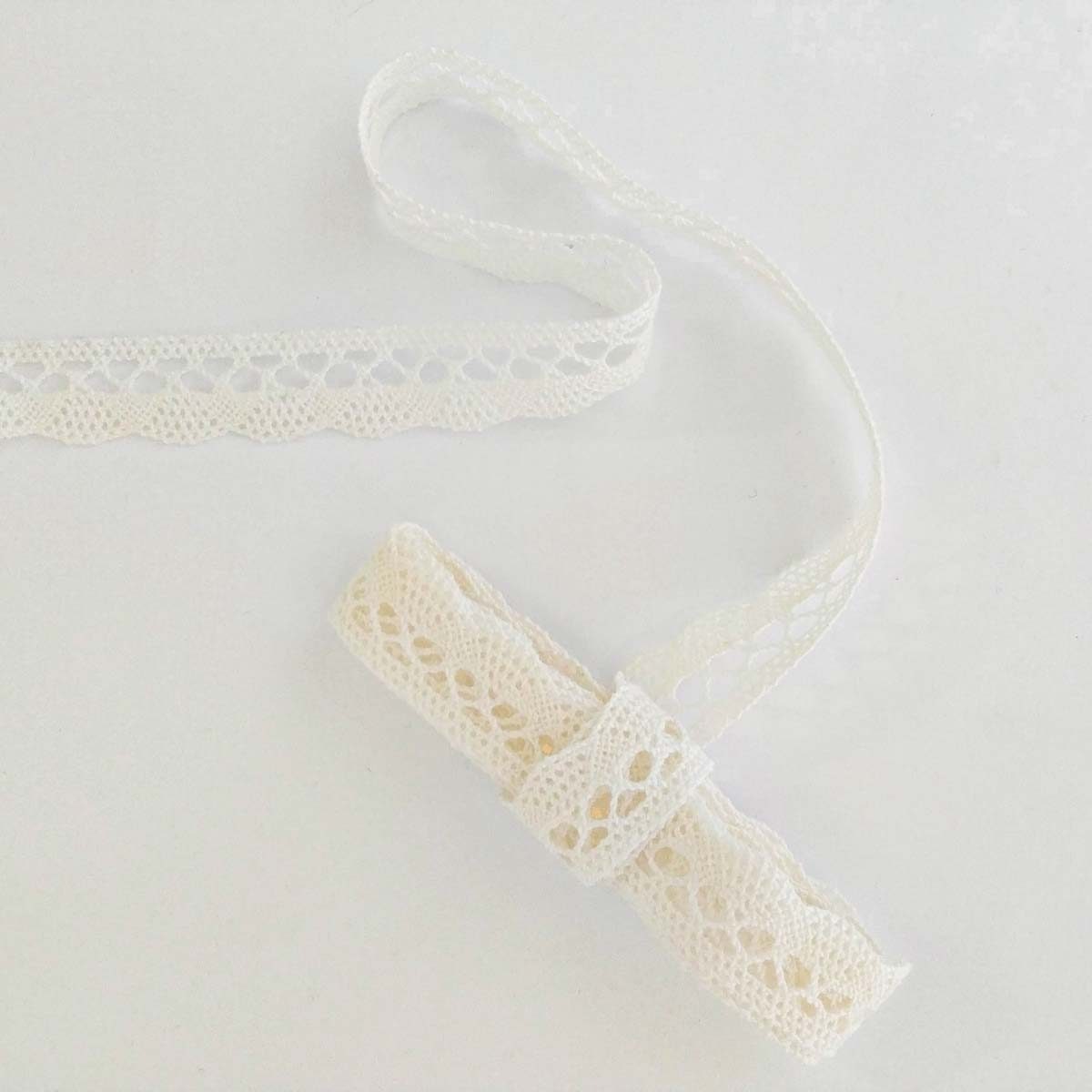 Мереживо 75428 481, молочне - Зображення 2