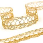 Мереживо 75428 02057, золото - Зображення 2