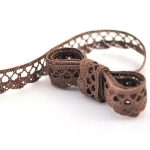 Мереживо 75428 064, світло-коричневе