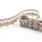 Мереживо 75428 102, темно-сіре