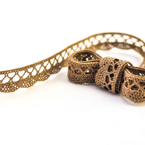 75428_06185-1 Мереживо 75428 185, темно-бежеве - Зображення 1