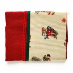 Заготовка для новорічної подушки гобел і льон