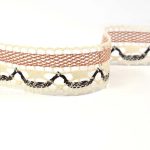 Мереживо 75005 234, екрю/терракот/коричневий - Зображення 2