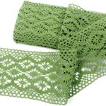 Мереживо 75036 124, зелена оливка - Зображення 2