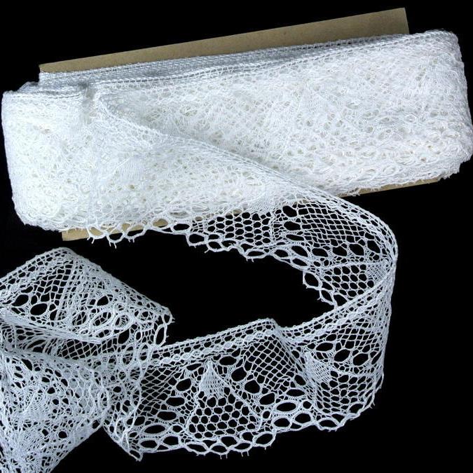 75092_06000b_K_z3sl Мереживо 75028 000, біле - Зображення 1