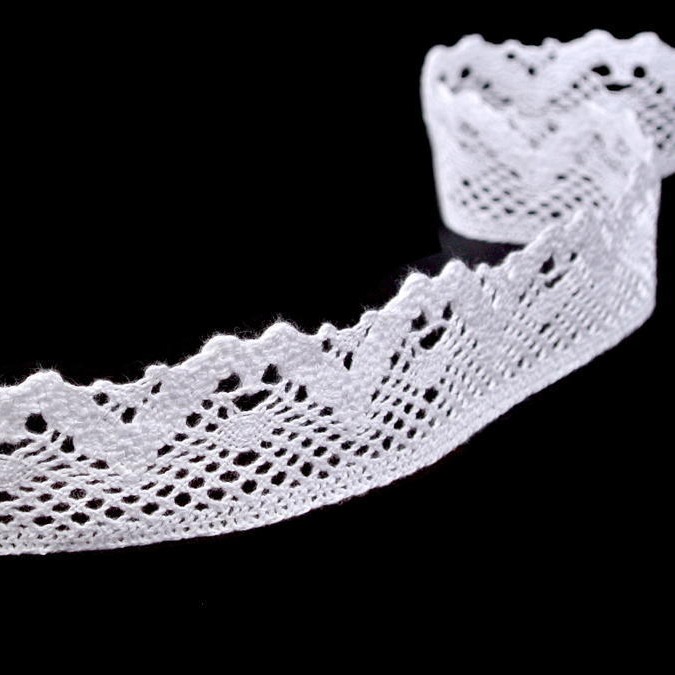 75261_06000-1 Мереживо 75261 000, біле - Зображення 1