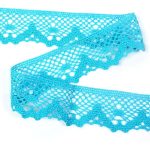 мереживо 75261 184 яскраво блакитне бірюза