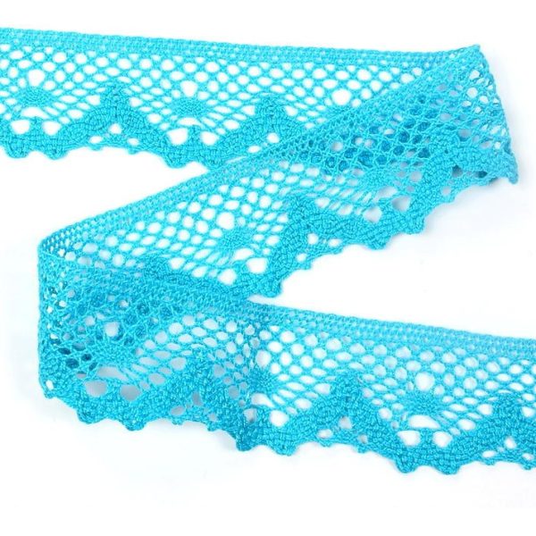 мереживо 75261 184 яскраво блакитне бірюза