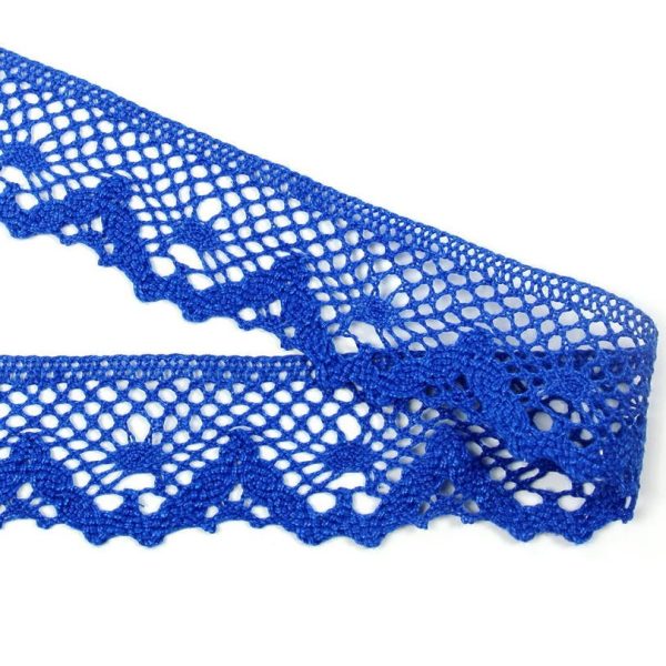 мереживо 75261 344 синій королівський яскравий