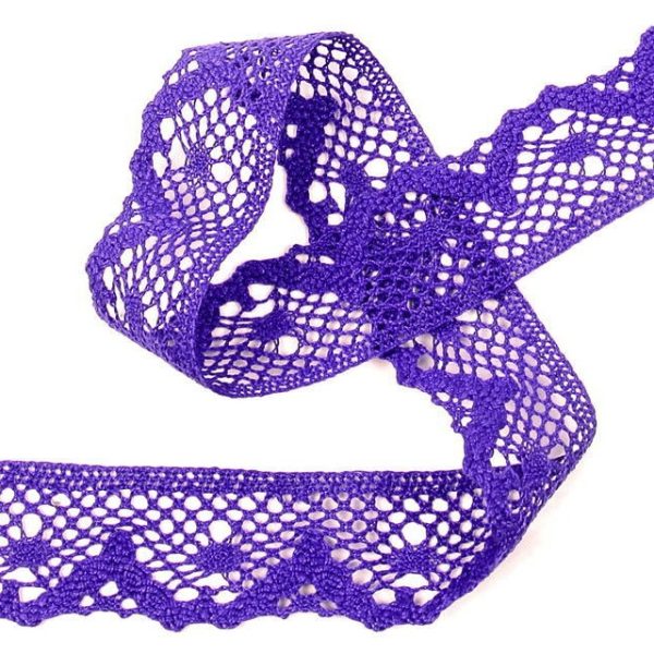 мереживо 75261 345 фіолетове бузкове