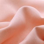 Лляна тканина 4с33/1206 персикова пастельна, костюмна - Зображення 2