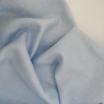 Лляна тканина 4с33/1347 ніжно-блакитна, костюмна - Зображення 2