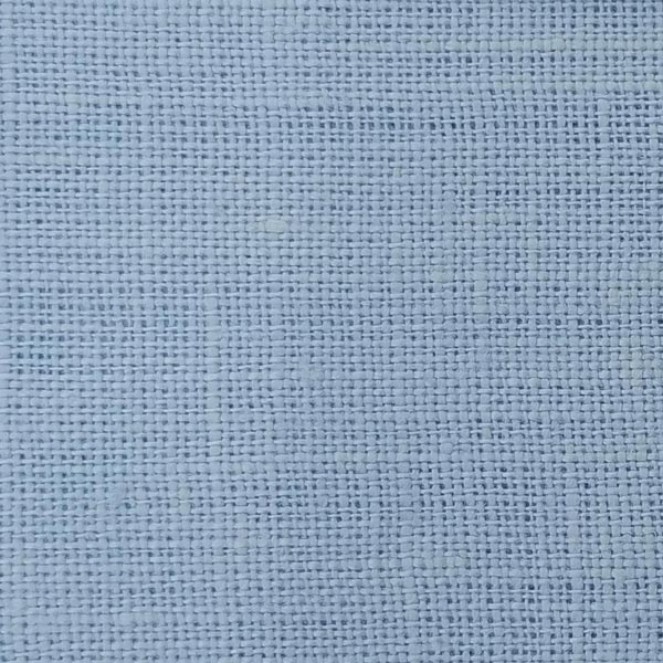Тканина з льону блідий фарфоровий синій