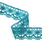 Мереживо 75238 368, аквамарин, 51 мм - Зображення 2