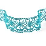 Мереживо 75238 368, аквамарин, 51 мм