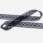 Мереживо 75250 085, темно-синє, 32 мм - Зображення 3