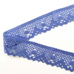 Мереживо 75261 016, блакитне, волошкове, 40 мм - Зображення 2
