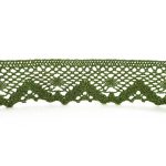 Мереживо 75261 124, зелена оливка, 40 мм - Зображення 3