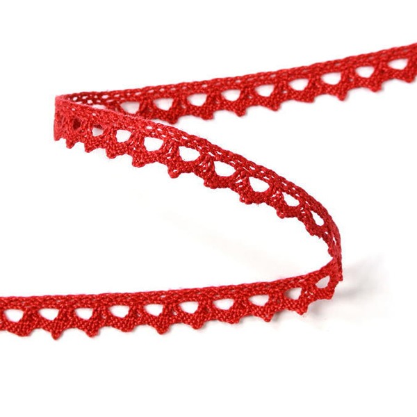Мереживо 75361 052, темно-червоне, 09 мм