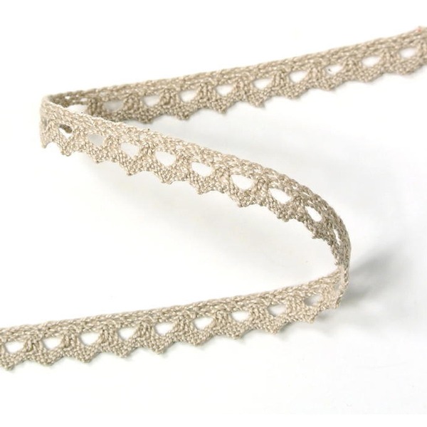 Мереживо 75361 200, суровий, нефарбоване, 09 мм