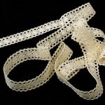 Мереживо 75391 200, суровий, нефарбоване, 18 мм - Зображення 2