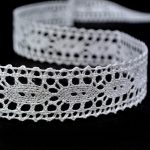 Мереживо 75393 21354, льон вибілений, 22 мм