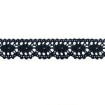 Мереживо 75394 100, чорне, 25 мм - Зображення 2