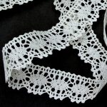 Мереживо 75394 21354, льон вибілений, 25 мм