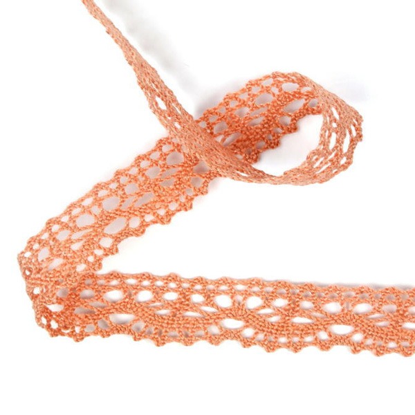 Мереживо 75395 061, лосось, 16 мм