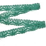 Мереживо 75395 073, темно-зелене, смарагдове, 16 мм - Зображення 2