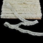 Мереживо 75411 034, світло-бежеве, на резинці, 18 мм - Зображення 2