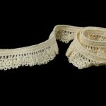 Мереживо 75411 200, сурове, нефарбоване, на резинці, 18 мм - Зображення 2