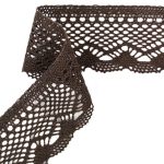 Мереживо 75414 065, коричневе, 55 мм - Зображення 3