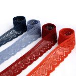 Мереживо 75414 083, червоне, 55 мм - Зображення 2