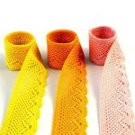 Мереживо 75414 071, темно-жовте, 55 мм - Зображення 2