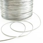 Тасьма металізована 1 мм, срібна