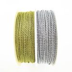 Шнур кручений металізований 3 мм, золото/срібло - Зображення 2