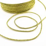 Шнур кручений металізований 3 мм, золото/срібло - Зображення 3