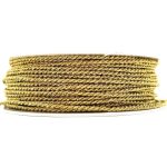 Шнур кручений металізований, золото/срібло - Зображення 2