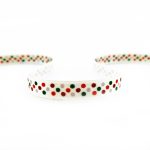 Стрічка з друком святкова кольорова