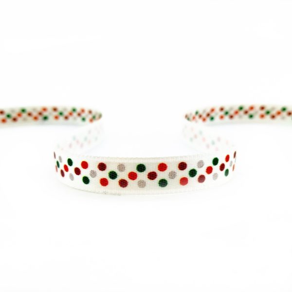 Стрічка з друком святкова кольорова