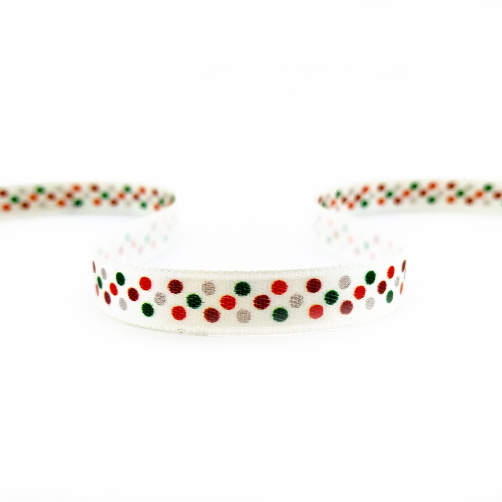 str-103 Стрічка з друком святкова кольорова