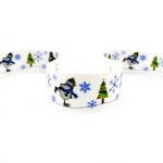 стрічка друк сніговик ялинка сніжинка