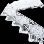 Мереживо 75058 000, біле,120 мм