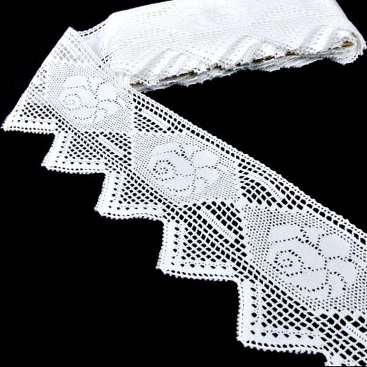 75058_06000,-120-mm Мереживо 75058 000, біле,120 мм - Зображення 1
