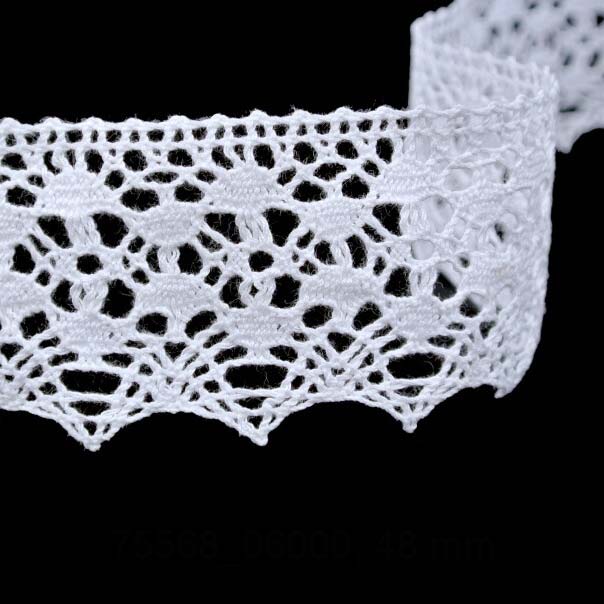 75568_06000,-48-mm Хлопковое кружево, кружево, льняное кружево, металлизированное кружево, акрилловое кружево, кружева, мереживо, бавовняне мереживо, лляне мереживо, акрилове мереживо, металізоване мереживо, кольорове мереживо, цветное кружево, мереживо гуртом
