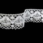 Мереживо 81289 000, біле, 53 мм